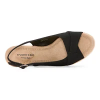 St. John's Bay Womens Lone Wedge Sandals