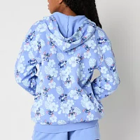 Juniors Womens Long Sleeve Lilo & Stitch Zipper Hoodie