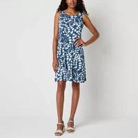 Perceptions Womens Floral Jacket Dress