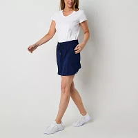 St. John's Bay Womens Mid Rise Skort-Tall