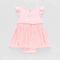 Okie Dokie Baby Girls Short Sleeve A-Line Dress