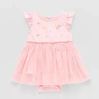 Okie Dokie Baby Girls Short Sleeve A-Line Dress