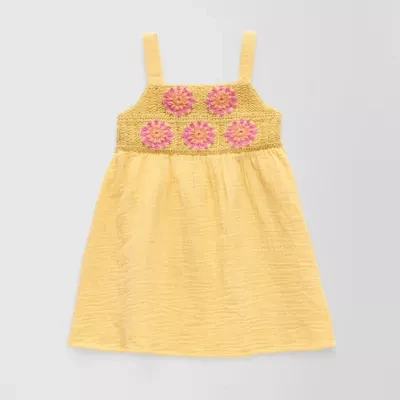 Okie Dokie Toddler & Little Girls Sleeveless A-Line Dress
