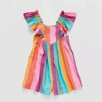 Okie Dokie Toddler & Little Girls Sleeveless Romper