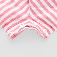 Okie Dokie Toddler Girls Adaptive Easy-on + Easy-off Sleeveless Romper