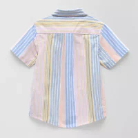 U.S. Polo Assn. Toddler Boys Short Sleeve Button-Down Shirt