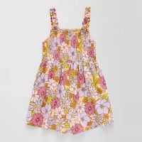 Thereabouts Little & Big Girls Sleeveless Romper
