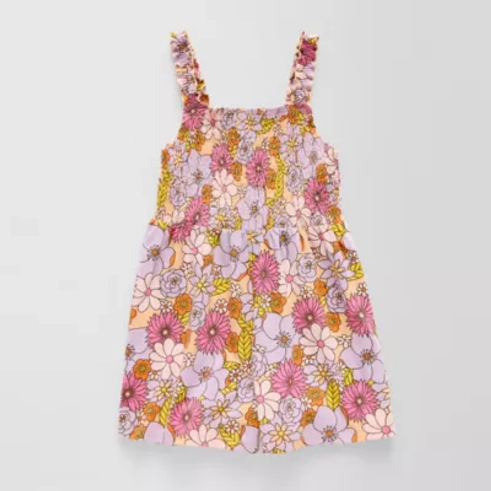 Thereabouts Little & Big Girls Sleeveless Romper