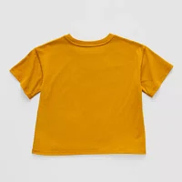 Thereabouts Little & Big Girls Adaptive Crew Neck Short Sleeve Graphic T-Shirt