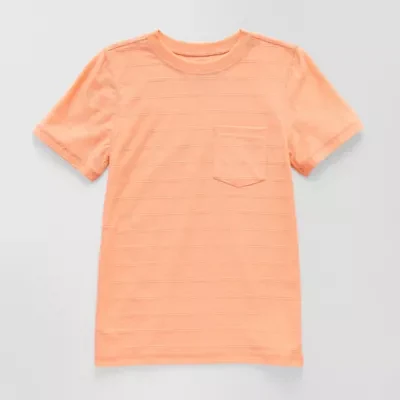 Thereabouts Little & Big Boys Adaptive Crew Neck Short Sleeve T-Shirt