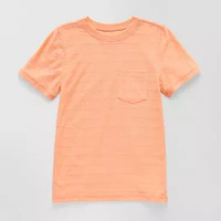Thereabouts Little & Big Boys Adaptive Crew Neck Short Sleeve T-Shirt
