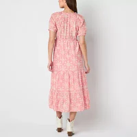 Frye and Co. Womens Short Sleeve Maxi Dress