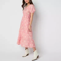 Frye and Co. Womens Short Sleeve Maxi Dress