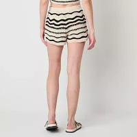 Arizona Womens High Rise Soft Short-Juniors