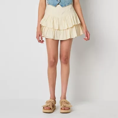 Arizona Womens Flared Skirt-Juniors