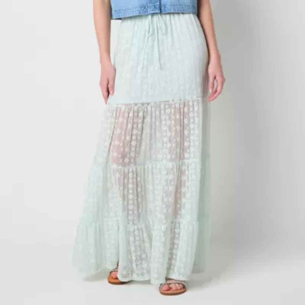 Arizona Womens Maxi Skirt - Juniors