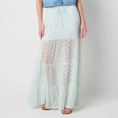 Arizona Womens Maxi Skirt - Juniors