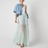 Arizona Womens Maxi Skirt - Juniors