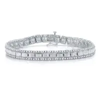 5 CT. T.W. White Diamond 10K Gold Tennis Bracelet