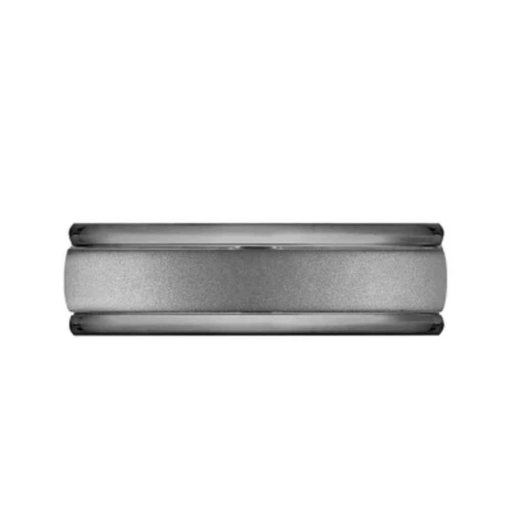 Mens 7mm Tantalum Dark Grey Powder Coated Wedding Band