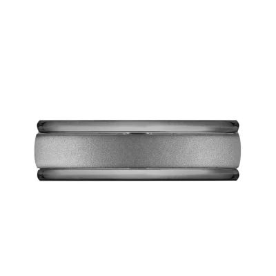 Mens 7mm Tantalum Dark Grey Powder Coated Wedding Band