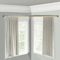 Rod Desyne Trumpet Corner Window Double Curtain