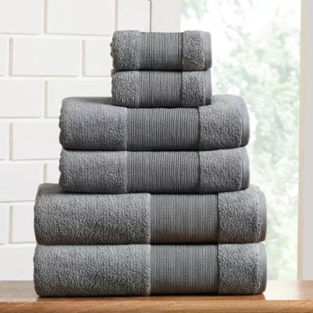 Chaps 6-pc. Quick Dry Bath Towel Set - JCPenney