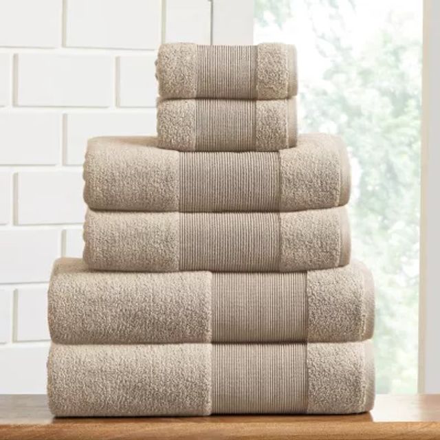 Nautica Zane Chevron Cotton Terry 6 Piece Towel Set