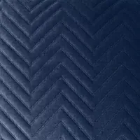 Fieldcrest Luxury Cotton Chevron Velvet Euro Sham