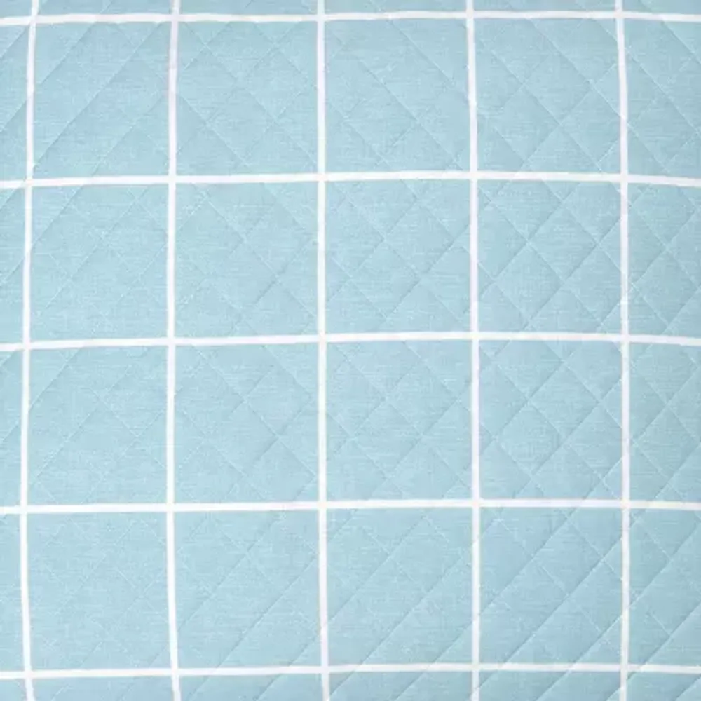 Fieldcrest Windowpane Reversible Euro Sham