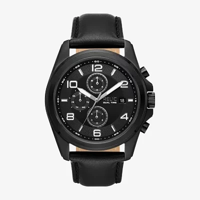 Relic By Fossil Mens Black Strap Watch Zr16031