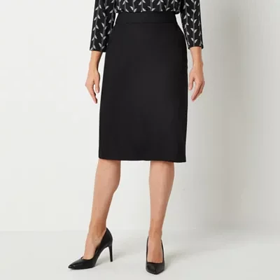 Liz Claiborne Womens Mid Rise Pencil Skirt-Tall