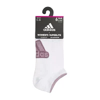 adidas Superlite 6 Pair No Show Socks Womens