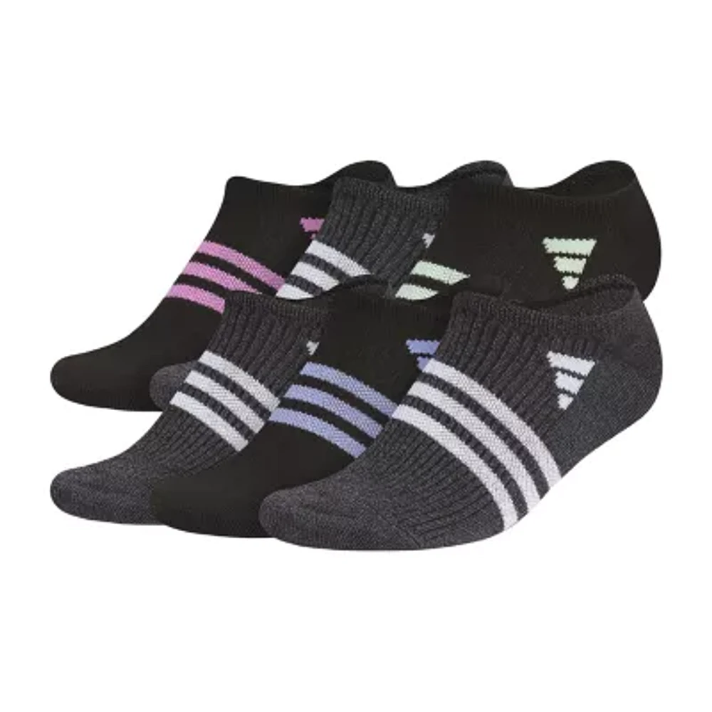 adidas Superlite 6 Pair No Show Socks Womens