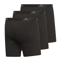 adidas Stretch Cotton Mens 3 Pack Boxer Briefs