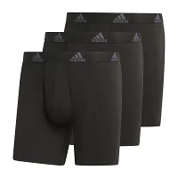 adidas Stretch Cotton Mens 3 Pack Boxer Briefs