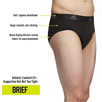 adidas Stretch Cotton 3 Pack Briefs