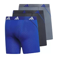 adidas Performance Mesh Mens 3 Pack Boxer Briefs