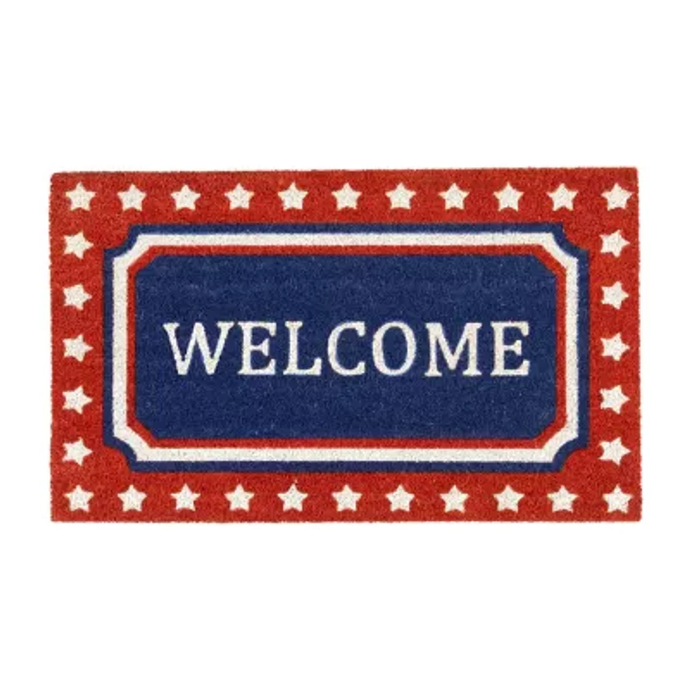 Northlight Americana Coir Outdoor Indoor Rectangular Doormats