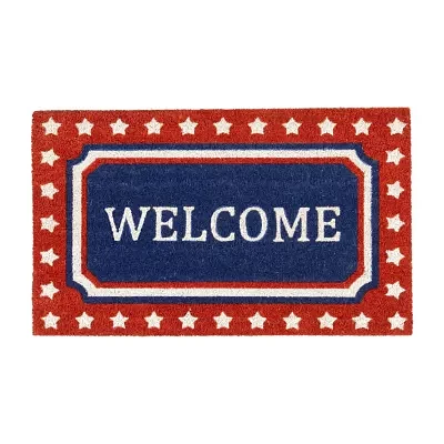 Northlight Americana Coir Outdoor Indoor Rectangular Doormats