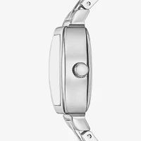 Geneva Womens Crystal Accent Silver Tone Bracelet Watch Fmdjm305