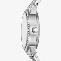 Womens Crystal Accent Silver Tone 4-pc. Watch Boxed Set Fmdjset725