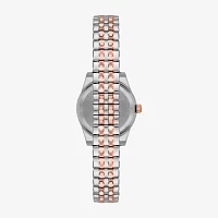 Womens Diamond Accent Silver Tone Stainless Steel Expansion Watch Fmdjo319