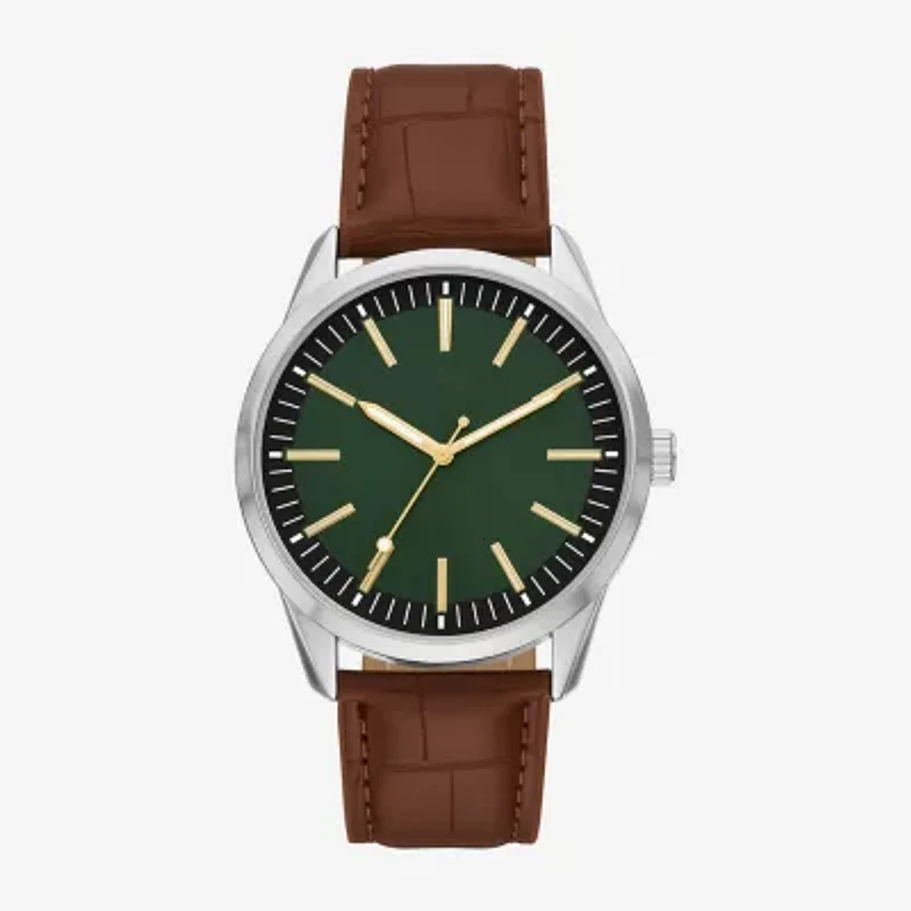 Mens Brown Strap Watch Fmdjo316