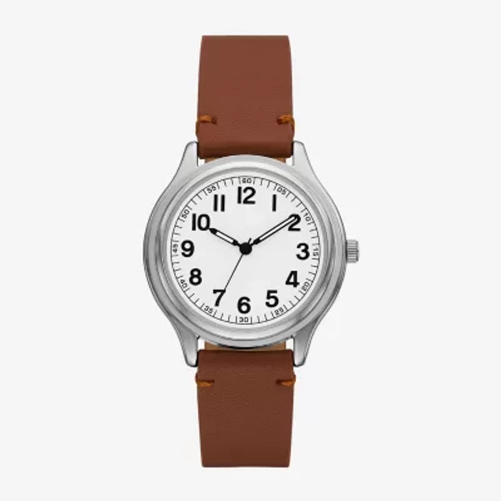 Mens Brown Strap Watch Fmdjo317