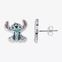 2-pc. Pure Silver Over Brass Lilo & Stitch Jewelry Set