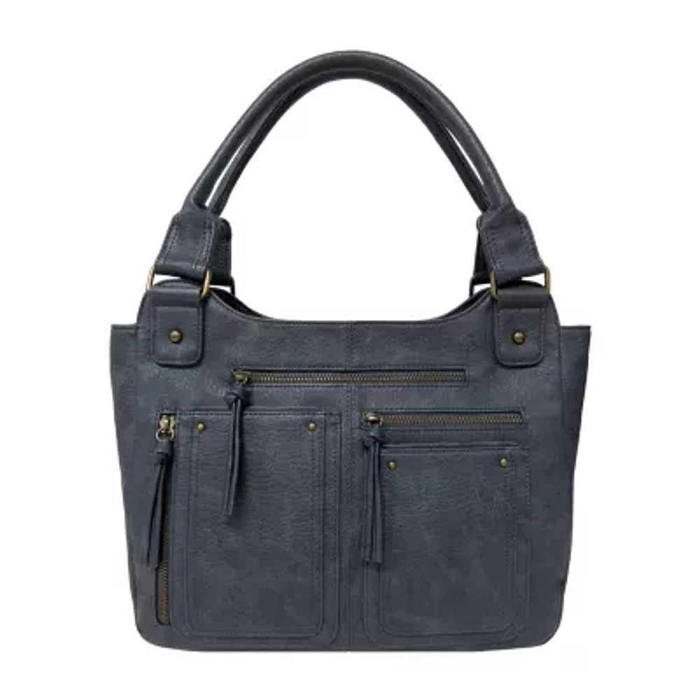 Bueno of California Double Handle Shoulder Bag