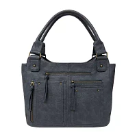 Bueno of California Double Handle Shoulder Bag