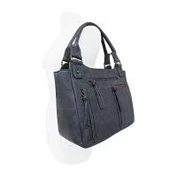 Bueno of California Double Handle Shoulder Bag