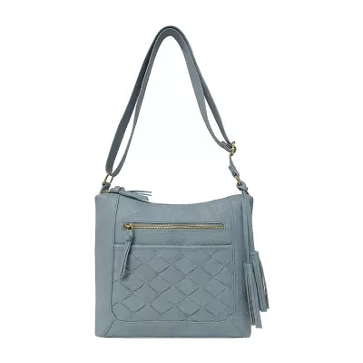 Bueno of California Woven Crossbody Bag
